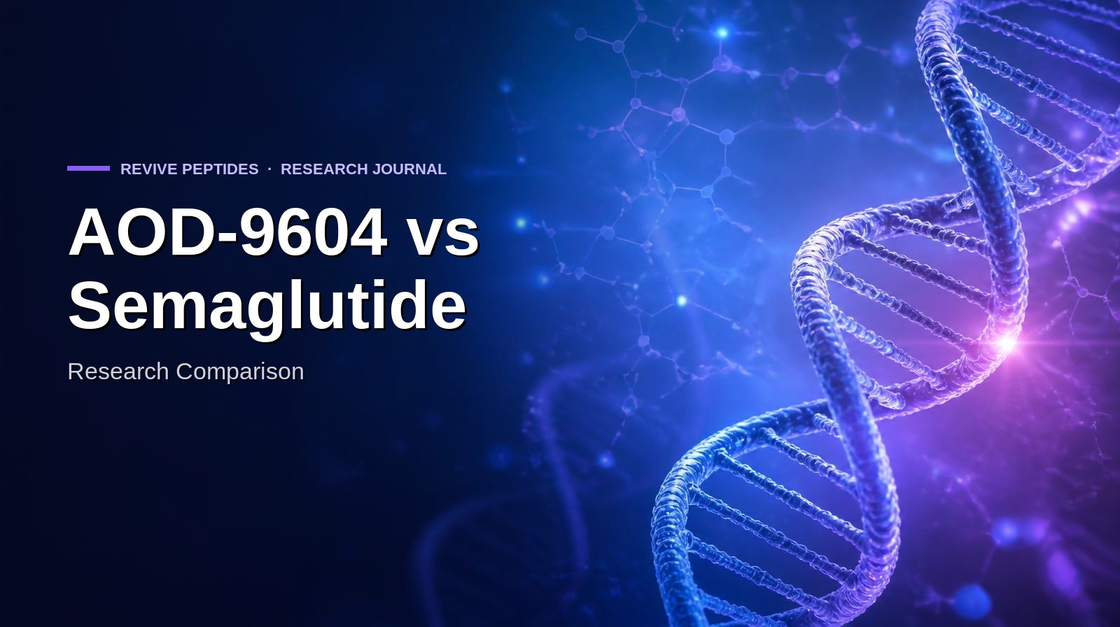 AOD-9604 vs Semaglutide: Research Comparison