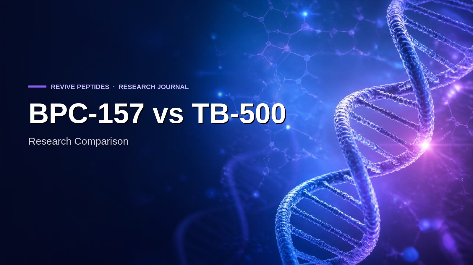 BPC-157 vs TB-500: Research Comparison