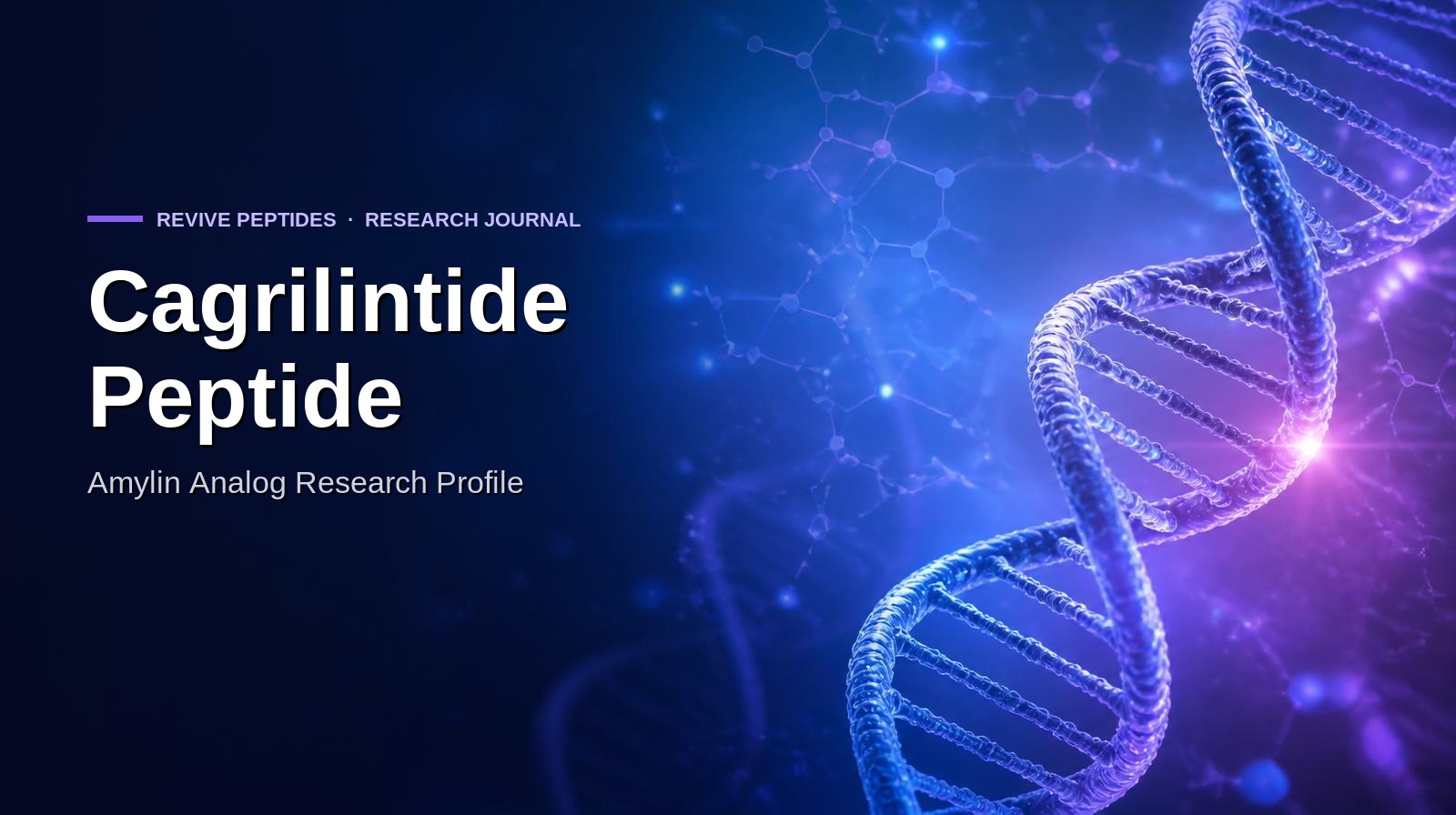 Cagrilintide Peptide: Amylin Analog Research Profile
