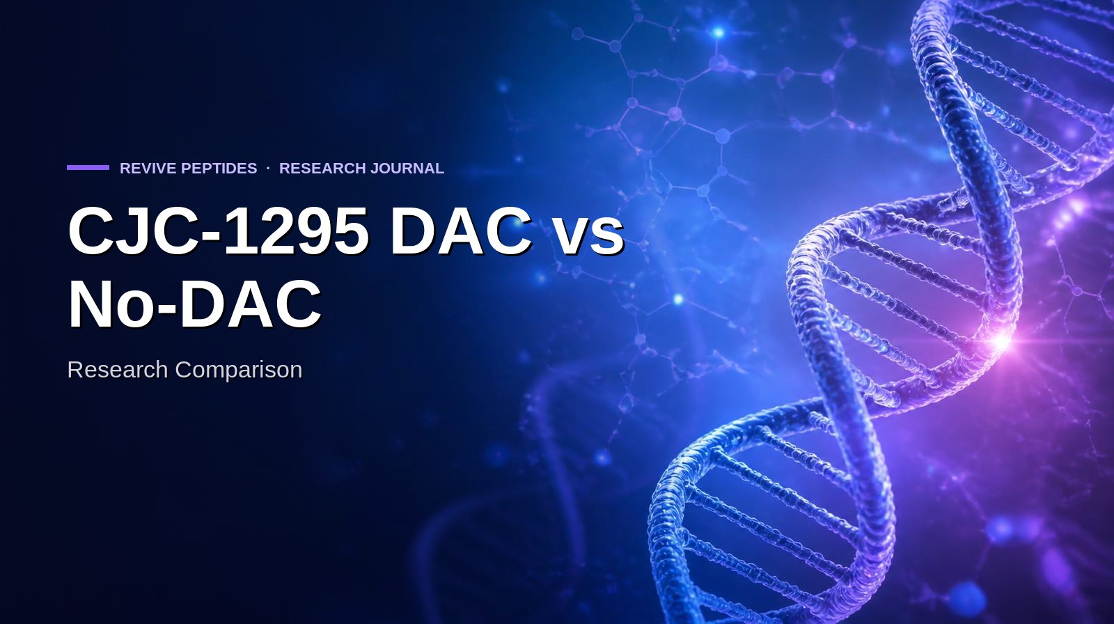 CJC-1295 DAC vs No-DAC: Research Comparison