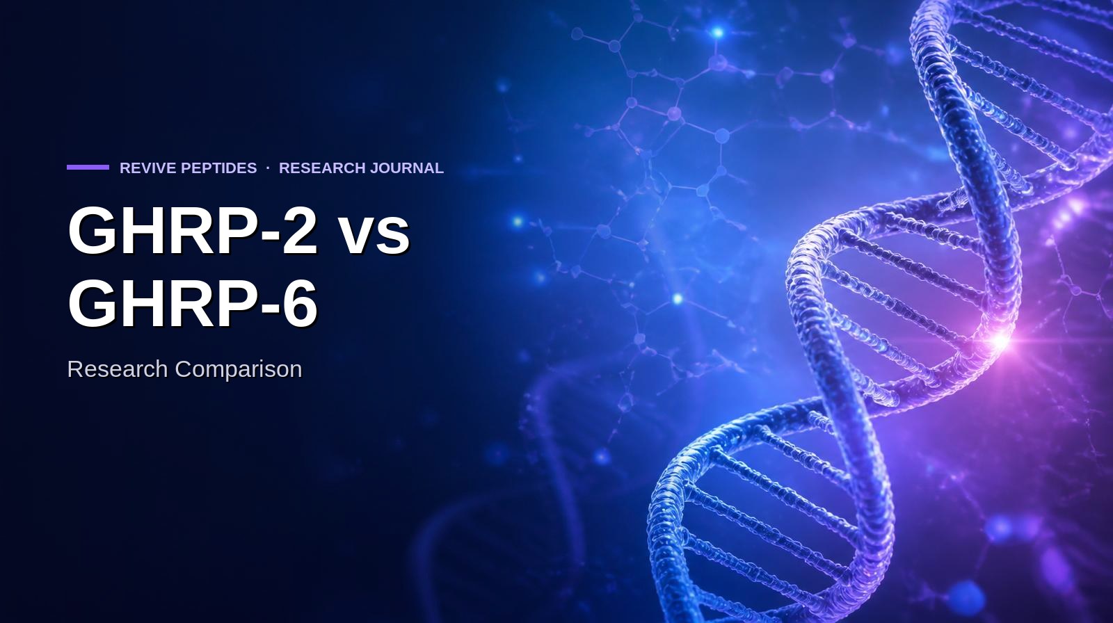 GHRP-2 vs GHRP-6: Research Comparison