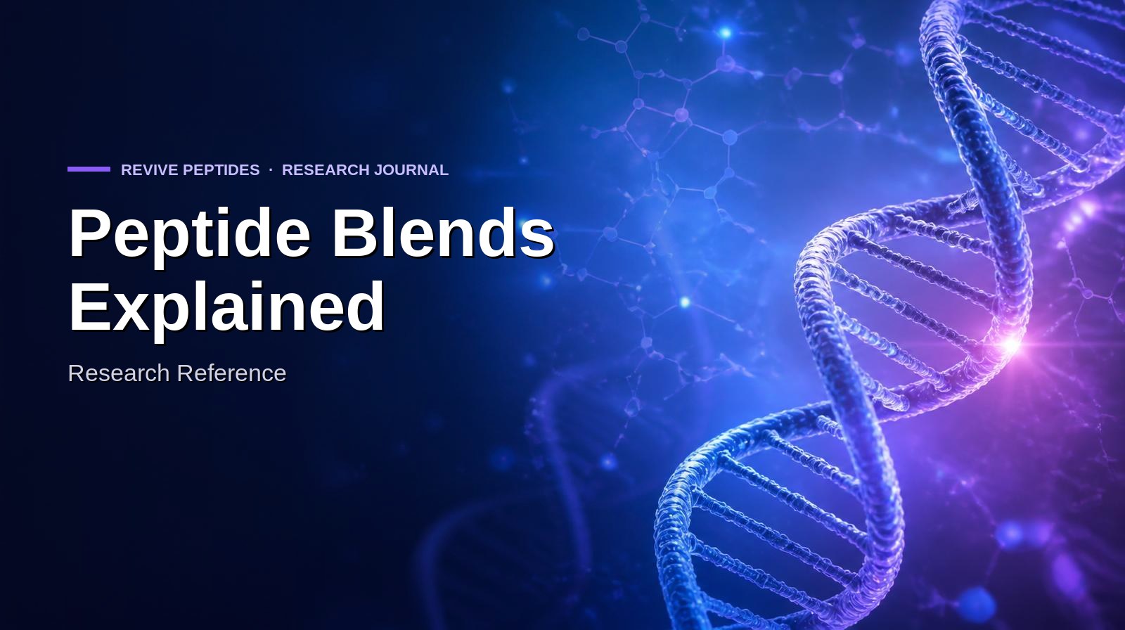 Peptide Blends Explained: Research Reference