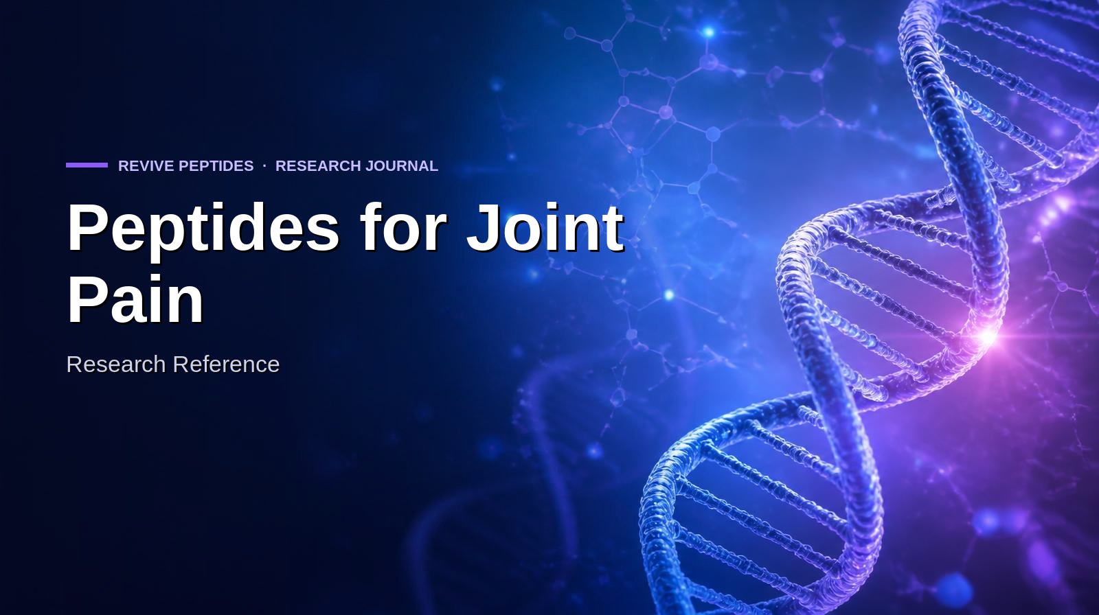 Peptides for Joint Pain: Research Reference