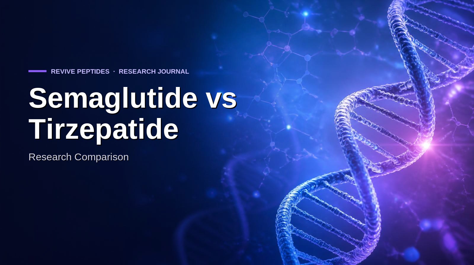 Semaglutide vs Tirzepatide: Research Comparison